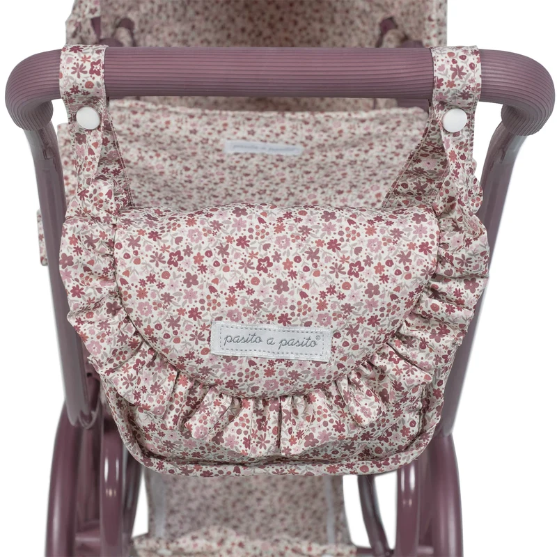 Poussette landeau poupée vintage grandes roues – Cherry Fleurs