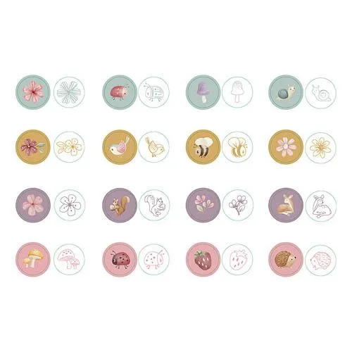 Tampons encreurs enfant – Fairy garden (16 pièces)
