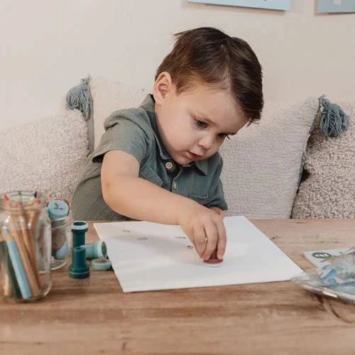 Tampons encreurs enfant – Animaux de la forêt (16 pièces) Forest friends
