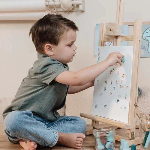 Tampons encreurs enfant – Animaux de la forêt (16 pièces) Forest friends