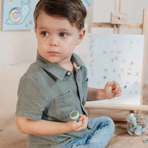 Tampons encreurs enfant – Animaux de la forêt (16 pièces) Forest friends