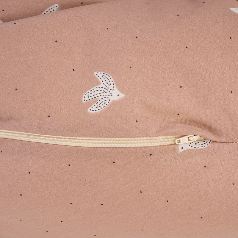 Coussin d’allaitement en coton biologique polyvalent – grossesse et maternité birdy