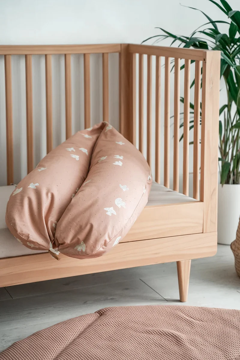 Coussin d’allaitement en coton biologique polyvalent – grossesse et maternité birdy