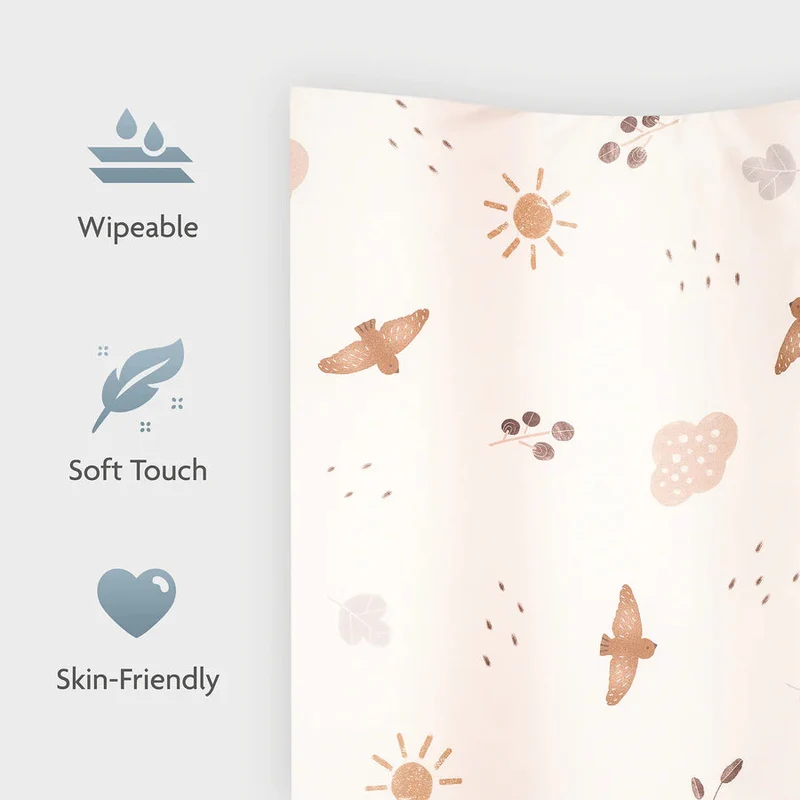 Matelas à langer bébé 50x65 cm – bords relevés sécurisés Night and Day