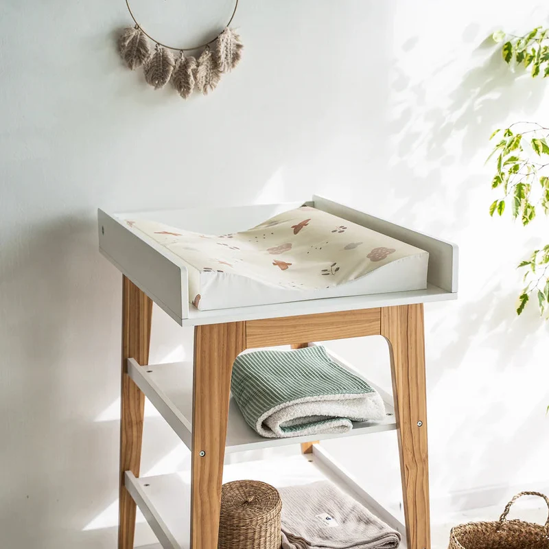 Matelas à langer bébé 50x65 cm – bords relevés sécurisés Night and Day