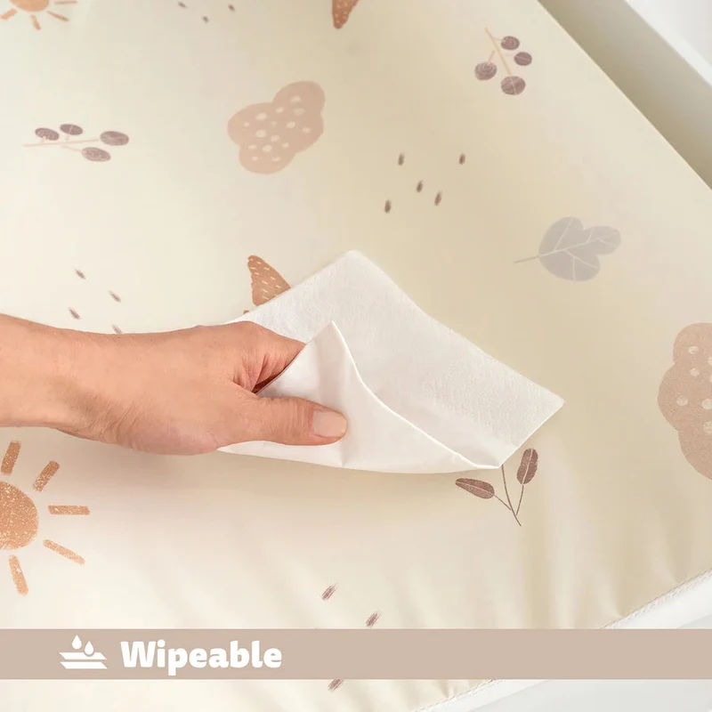 Matelas à langer bébé 50x65 cm – bords relevés sécurisés Night and Day