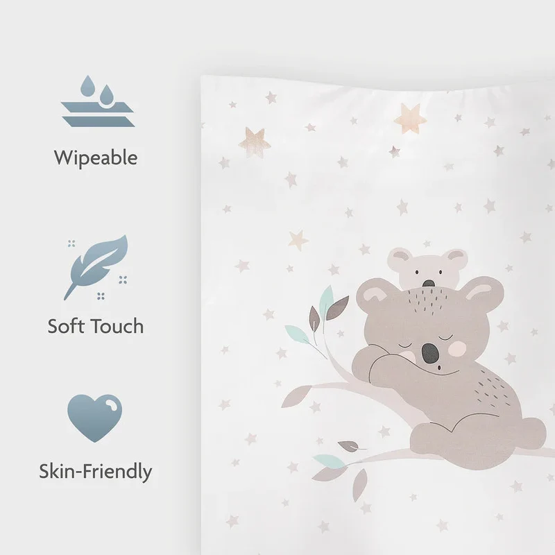 Matelas à langer bébé 50x65 cm – bords relevés sécurisés Koala