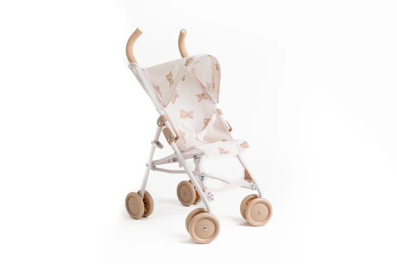 Poussette parapluie poupée Teddy – Jouet imitation enfant