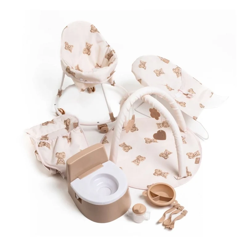 Set d’accessoires poupée enfant – Jeu d’imitation 10 pièces Teddy