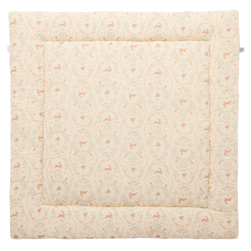 Tapis de parc bébé réversible 100x100 cm – Jardin enchanté