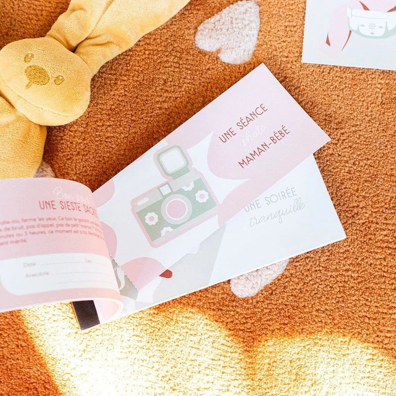 Carnet de Bons chéquier Jeune Maman