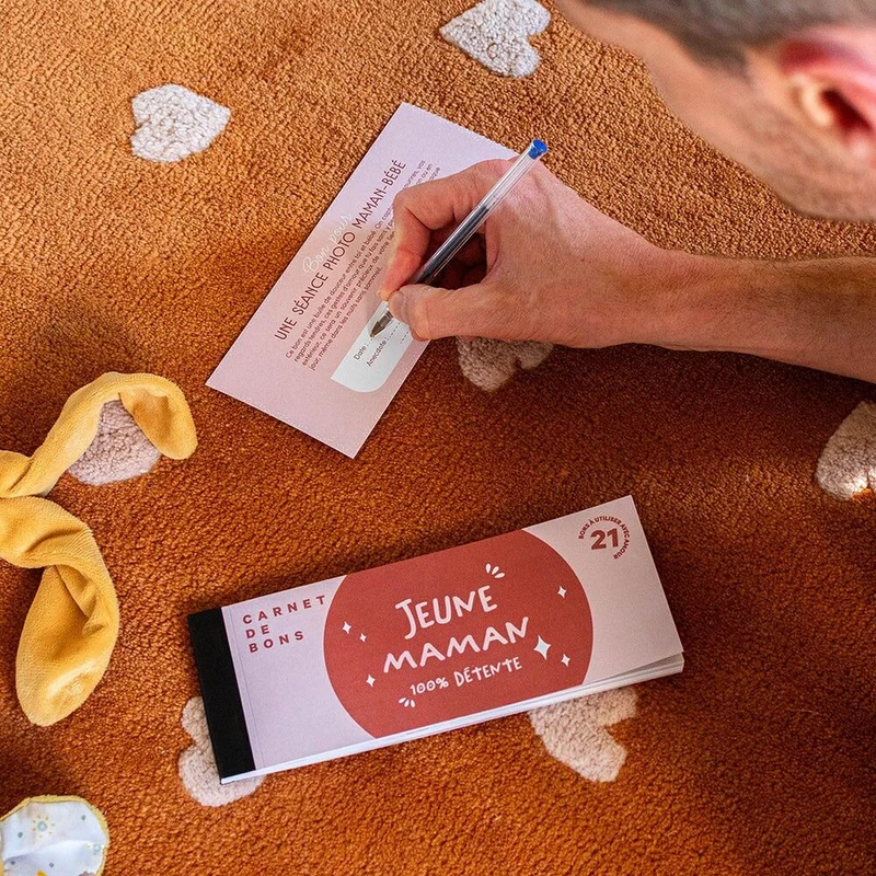 Carnet de Bons chéquier Jeune Maman
