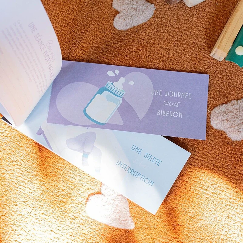 Carnet de Bons chéquier Jeune Papa