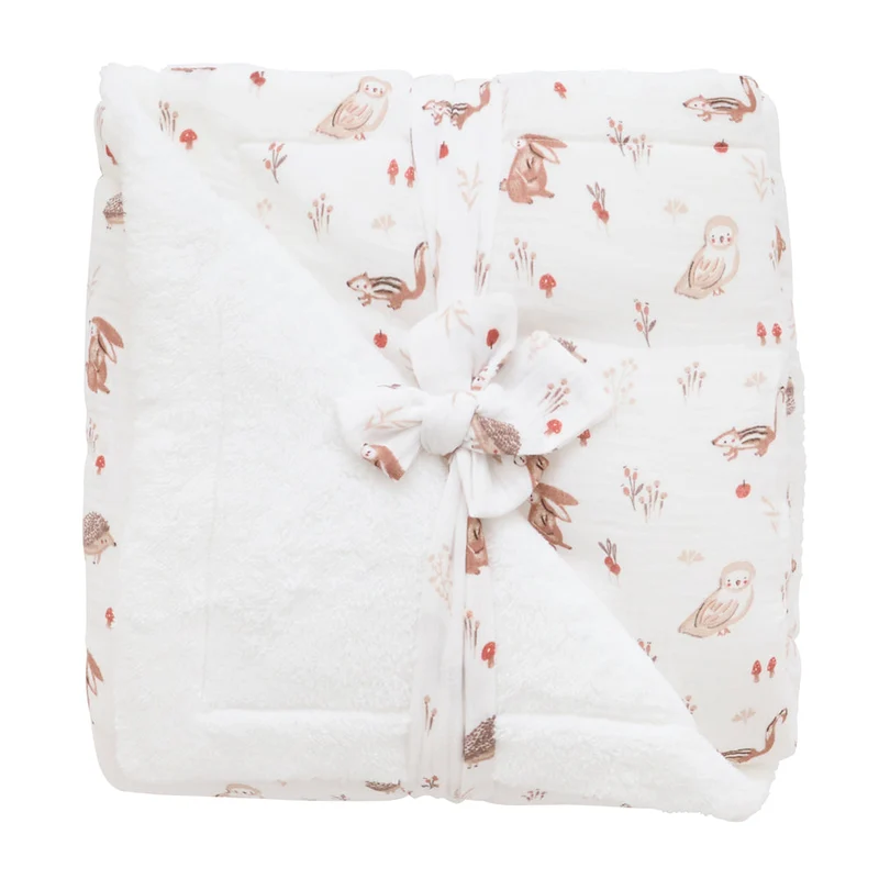 Couverture bébé cosy forest (70 x 100 cm)