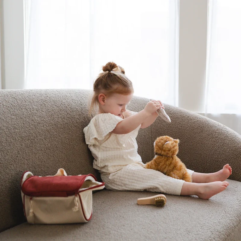 Ensemble Chat Roux – Jouet interactif et éducatif pour enfant