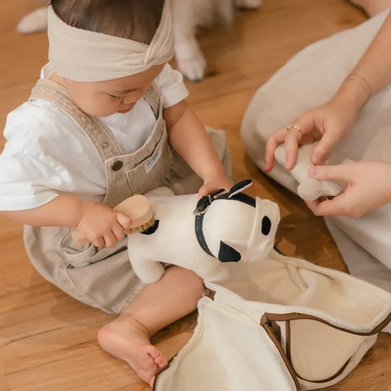 Ensemble Chiot Frenchie – Jouet interactif et éducatif pour enfant