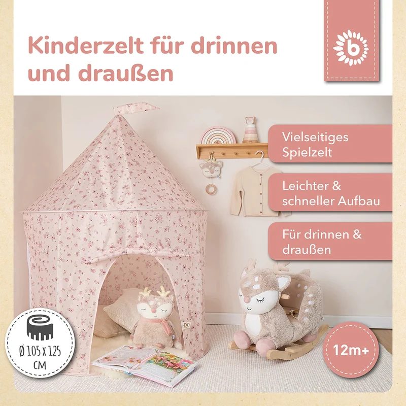 Tente de jeu bébé – Dreamy flowers