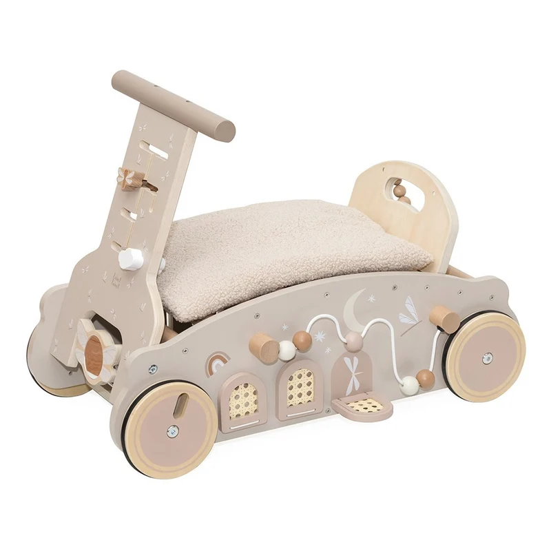 3-en-1 Bascule, Trotteur et Voiture – Nougat
