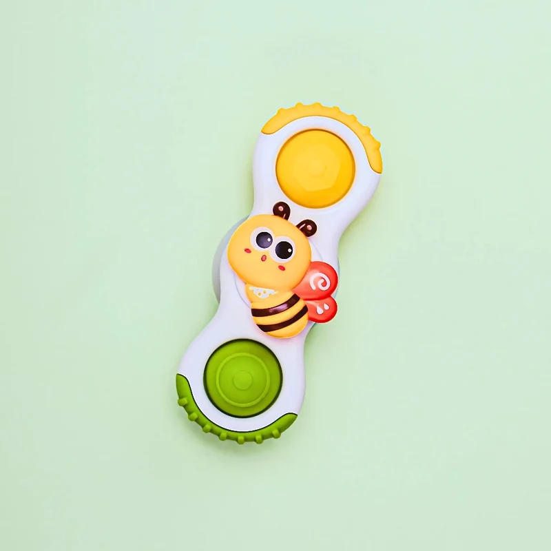 Jouets bébé ventouse sensoriels – Lot de 3 spinners