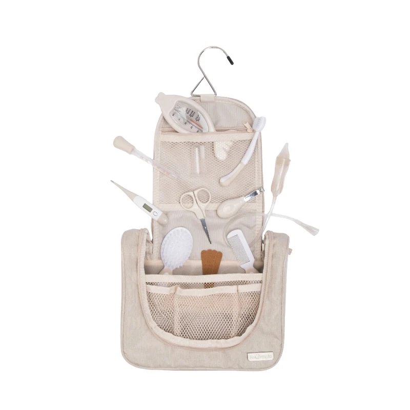 Trousse de soin bébé complète – Dune (15 accessoires)