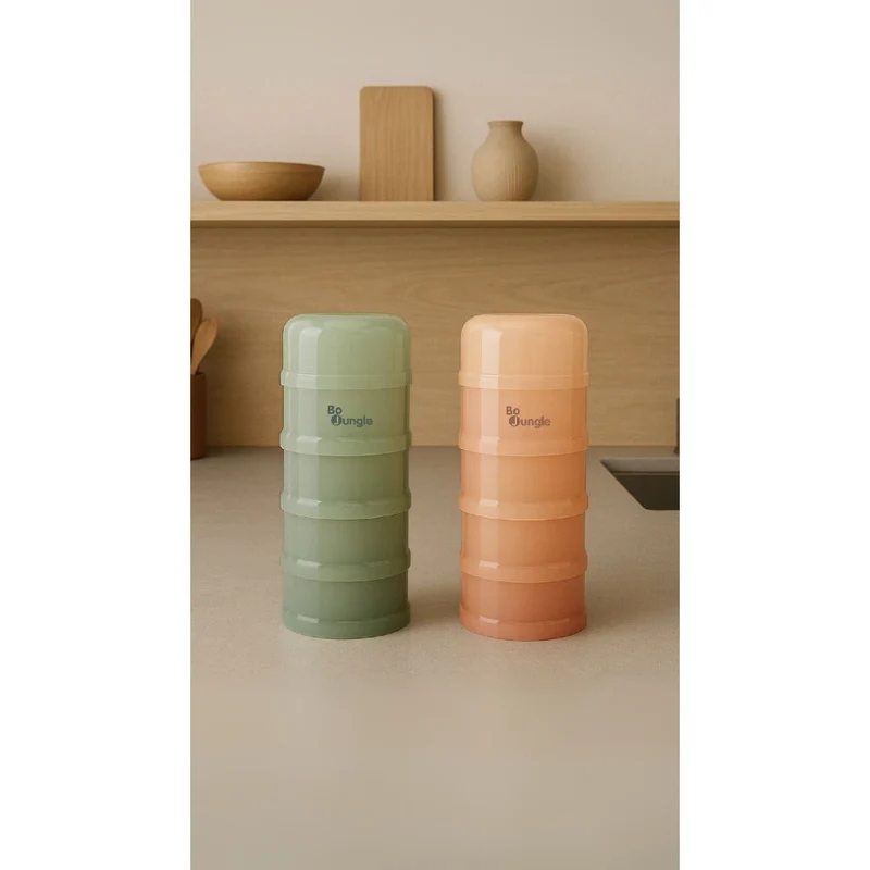 Doseur de lait bébé empilable 4 compartiments – Jade