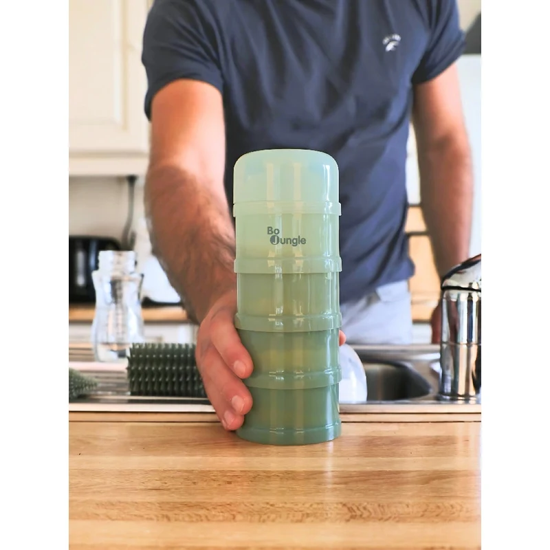 Doseur de lait bébé empilable 4 compartiments – Jade