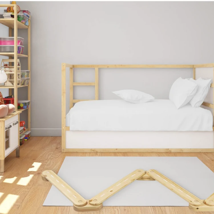 Parcours sensoriel en bois - Poutre d'équilibre Educatif