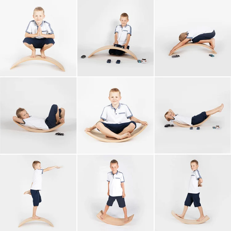 Planche d'équilibre en Bois - Balance Board 🇪🇺