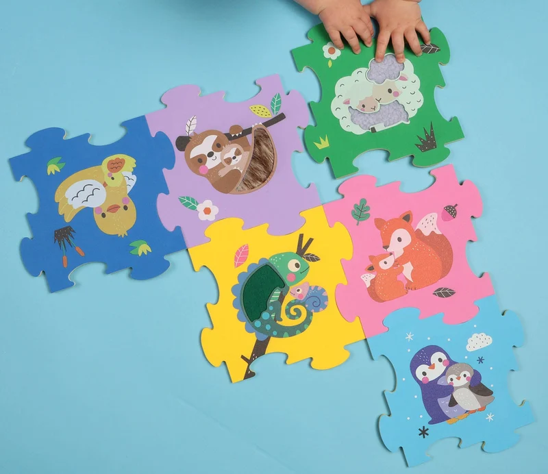 Puzzle en mousse bébé tactile