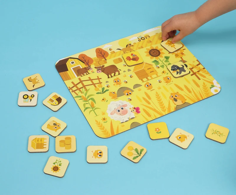 Jeu cherche et trouve bébé