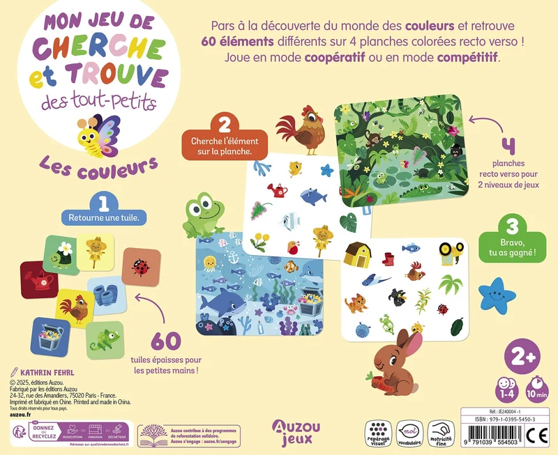 Jeu cherche et trouve bébé