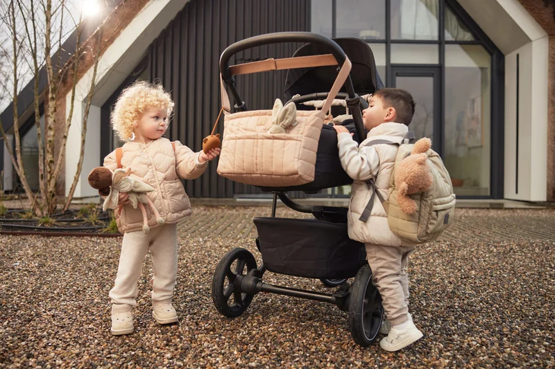 Étui tétine silicone bébé - Caramel