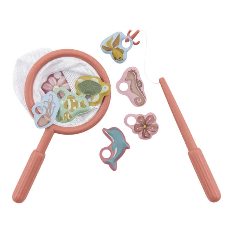 Jeu de bain pêche à la ligne bébé Rose