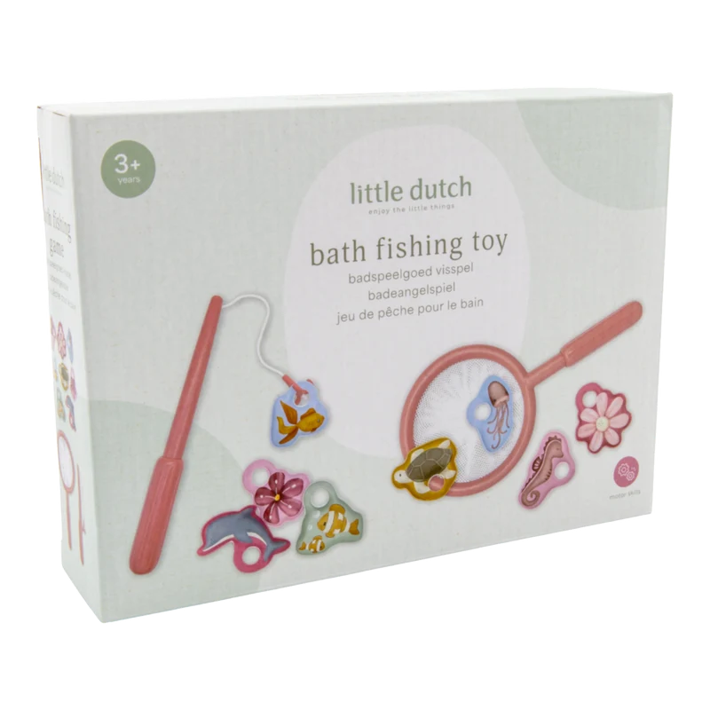 Jeu de bain pêche à la ligne bébé Rose