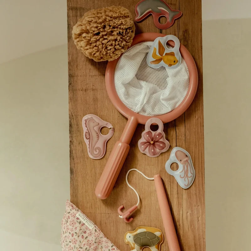 Jeu de bain pêche à la ligne bébé Rose