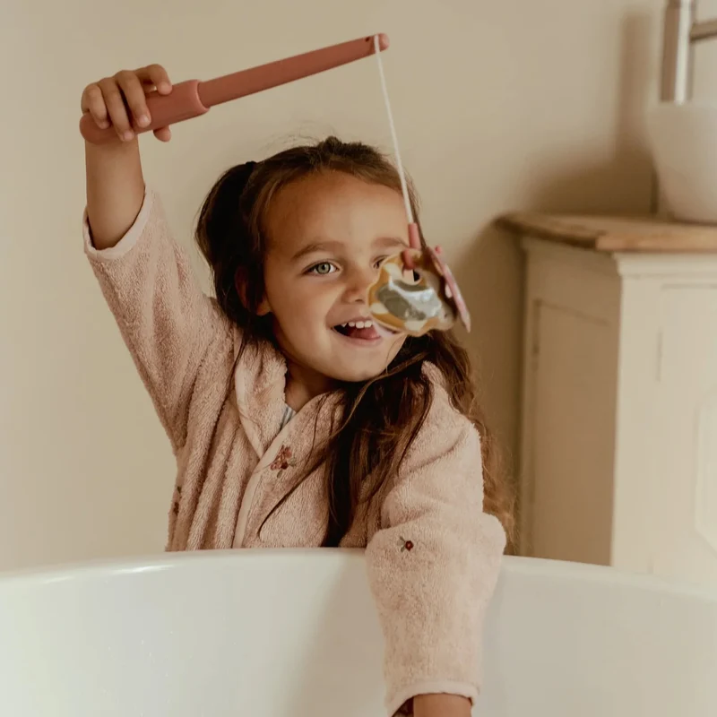 Jeu de bain pêche à la ligne bébé Rose