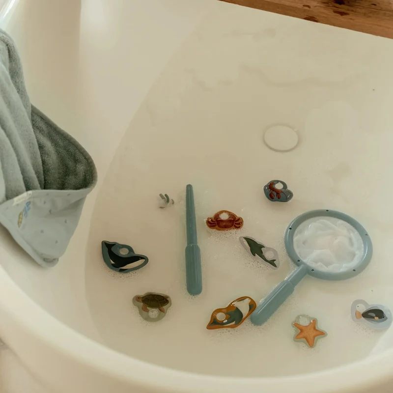 Jeu de bain pêche à la ligne bébé Bleu