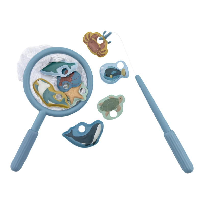 Jeu de bain pêche à la ligne bébé Bleu