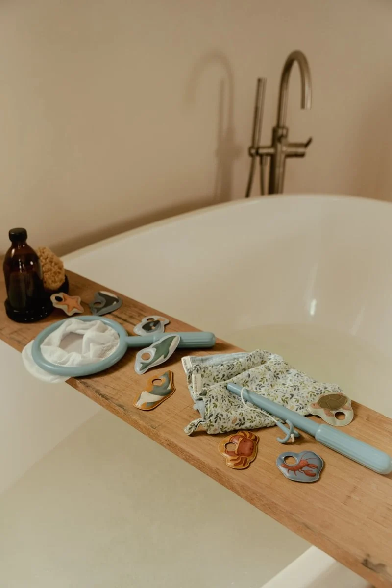 Jeu de bain pêche à la ligne bébé Bleu
