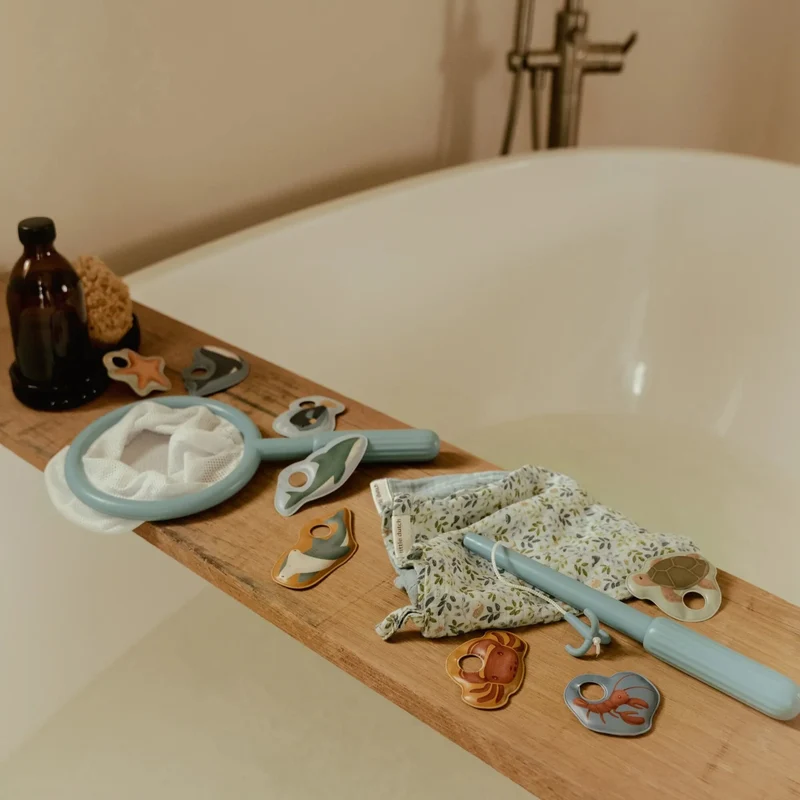 Jeu de bain pêche à la ligne bébé Bleu