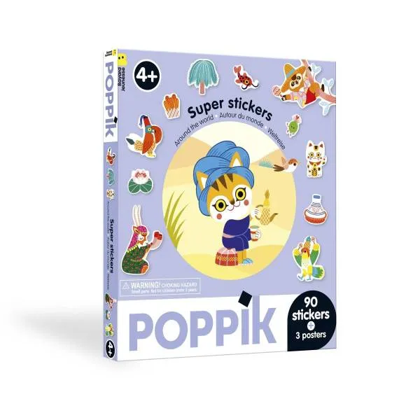 Sticker Box Around the World – Activité stickers pour enfants