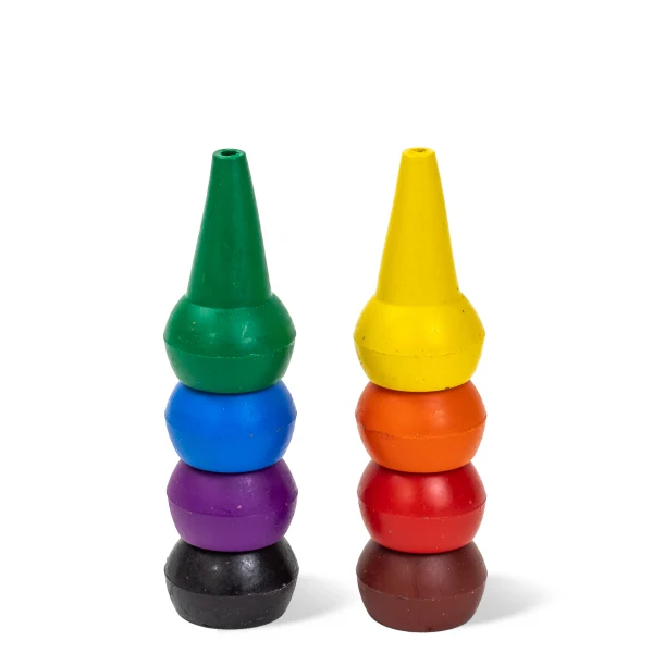 Crayons Empilables Retro Rainbow | Dès 2 Ans