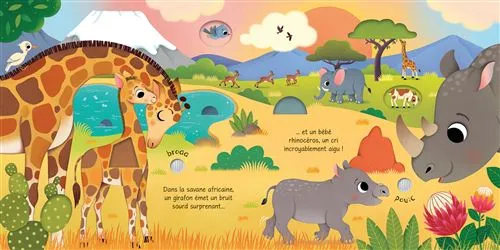 Les Bébés Animaux – Mon Livre Sonore à Toucher - Livre