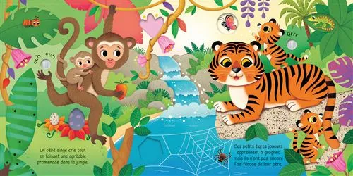 Les Bébés Animaux – Mon Livre Sonore à Toucher - Livre
