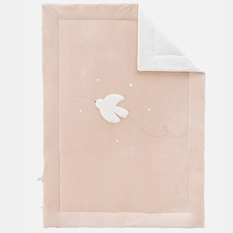 Couverture 100x140cm, Veloudoux® - Colombe