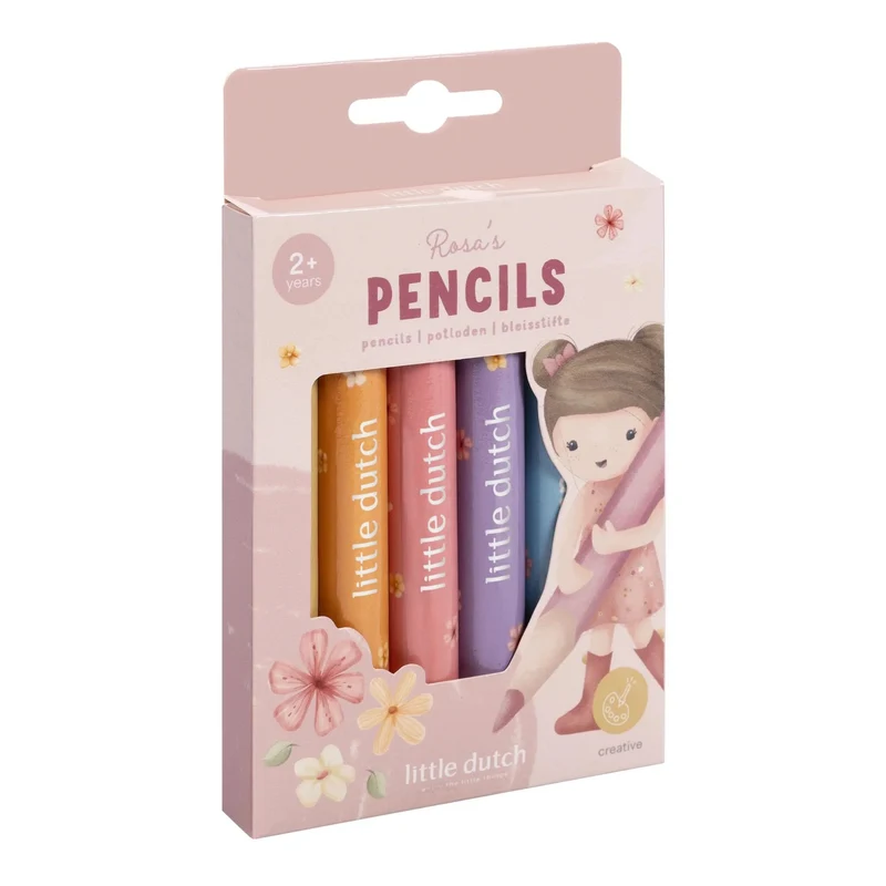 Crayons de couleur en bois - Rosa