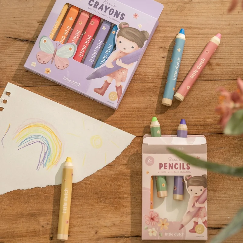 Crayons de couleur en bois - Rosa