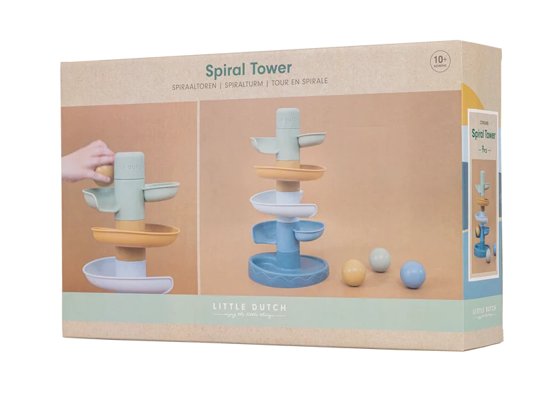 Tour en Spirale Bébé Bleu