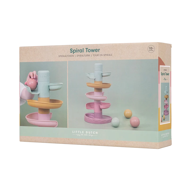 Tour en Spirale Bébé Rose