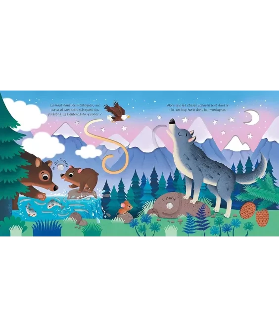 Les Animaux Sauvages – Livre Sonore à Toucher dès 1 an